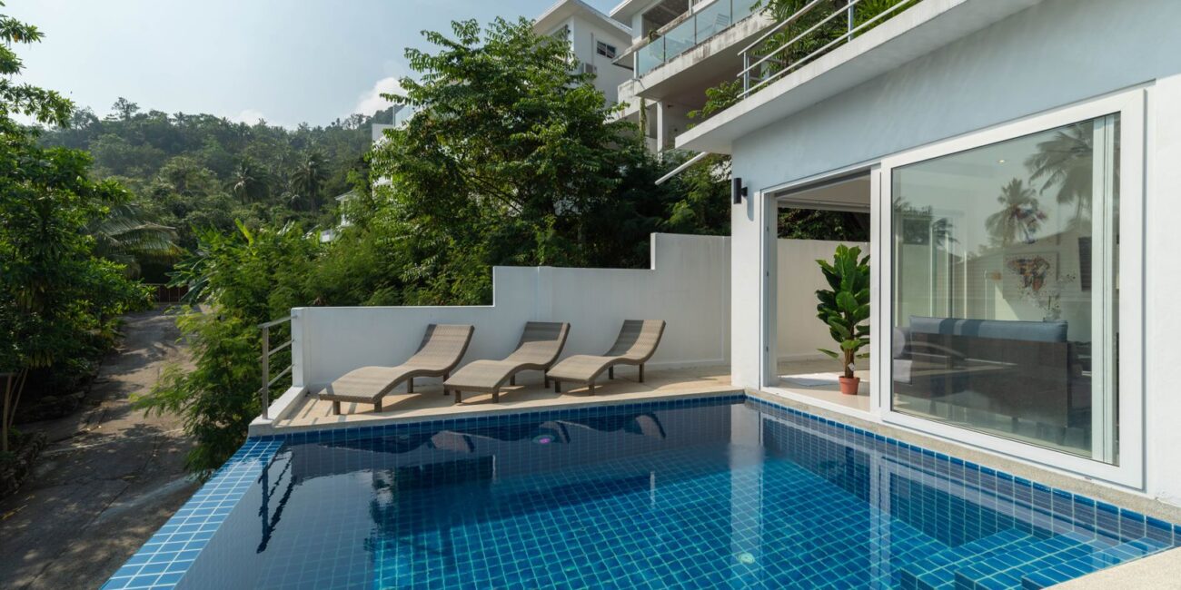 Modern Bali 3 Br  Pool Villa In Chaweng