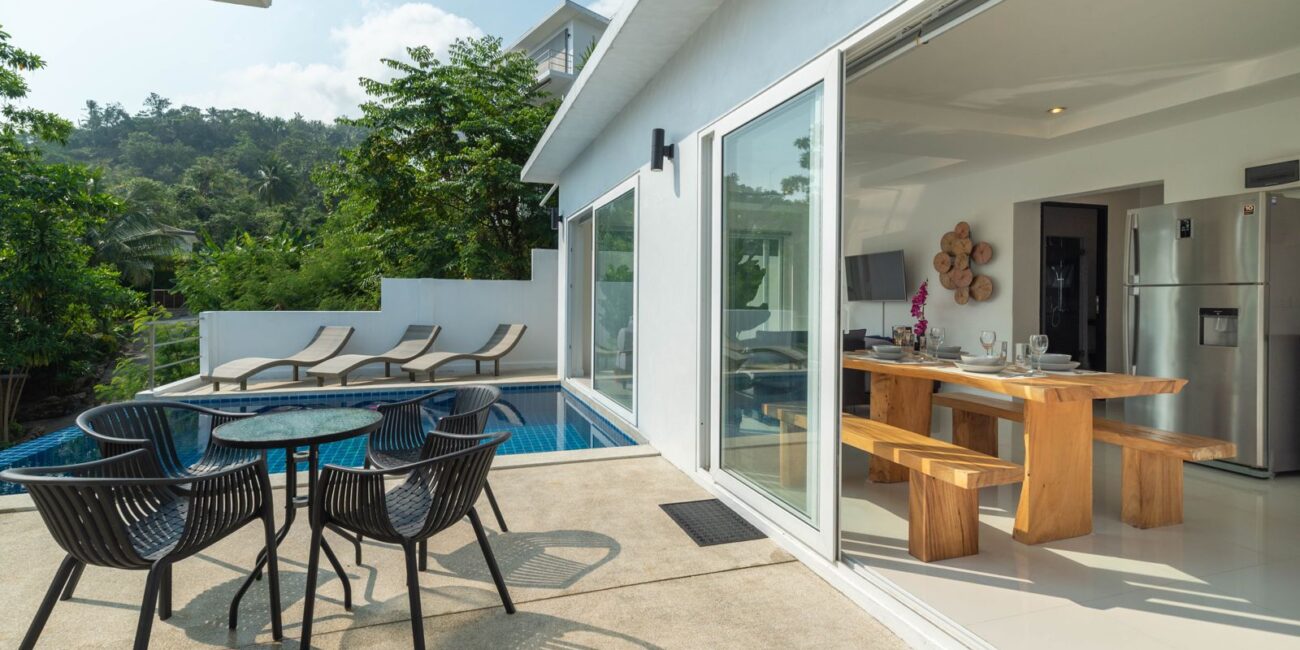 Modern Bali 3 Br  Pool Villa In Chaweng