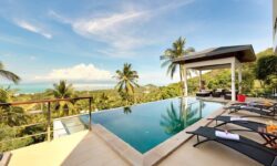 Modern 4 Br SeaView Villa in Maenam Hill