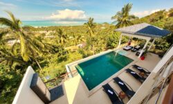 Modern 4 Br SeaView Villa in Maenam Hill