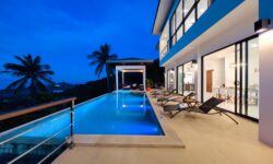 Modern 4 Br SeaView Villa in Maenam Hill