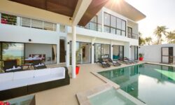 Modern 4 Br SeaView Villa in Maenam Hill