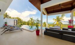 Modern 4 Br SeaView Villa in Maenam Hill