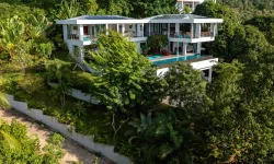 Panoramic 3 Bedrooms Seaview Villa in Maenam Hill