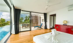 Panoramic 3 Bedrooms Seaview Villa in Maenam Hill