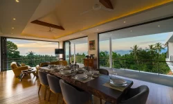 Panoramic 3 Bedrooms Seaview Villa in Maenam Hill