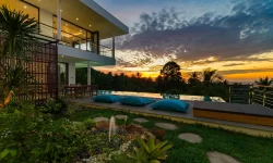 Panoramic 3 Bedrooms Seaview Villa in Maenam Hill