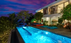 Panoramic 3 Bedrooms Seaview Villa in Maenam Hill