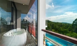 Panoramic 3 Bedrooms Seaview Villa in Maenam Hill