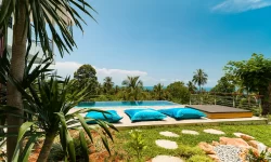 Panoramic 3 Bedrooms Seaview Villa in Maenam Hill