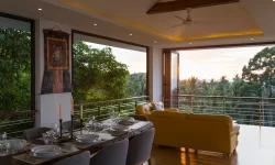 Panoramic 3 Bedrooms Seaview Villa in Maenam Hill