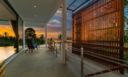 Panoramic 3 Bedrooms Seaview Villa in Maenam Hill