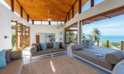 Luxury Ocean View 5 Br Villa in Maenam