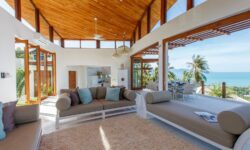 Luxury Ocean View 5 Br Villa in Maenam