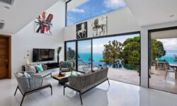 New Luxury 3 Br Sea View Pool Villa in Angthong Hill