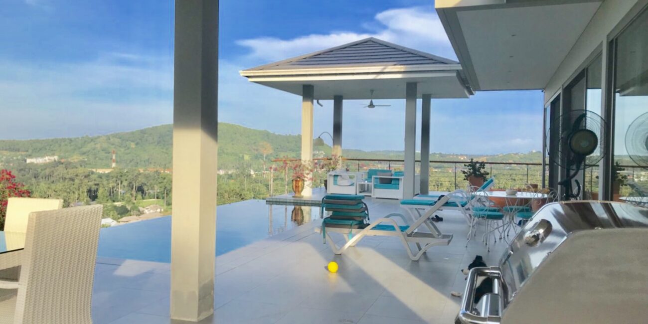 Large 3 Br Sea View Villa in Bophut hill