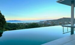 Large 3 Br Sea View Villa in Bophut hill