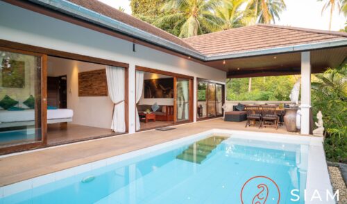 Tropical 7 Pool Villas Prime location In Maenam