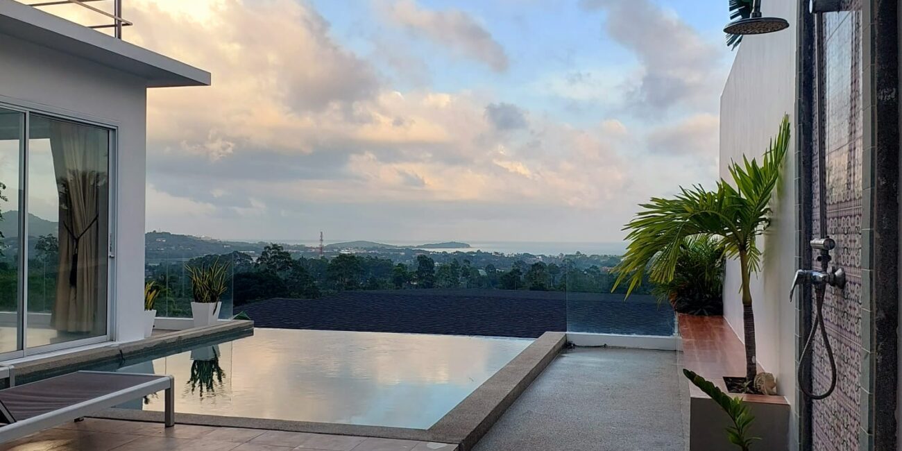 Modern Seaview 3 Br Villa in Chaweng Hill