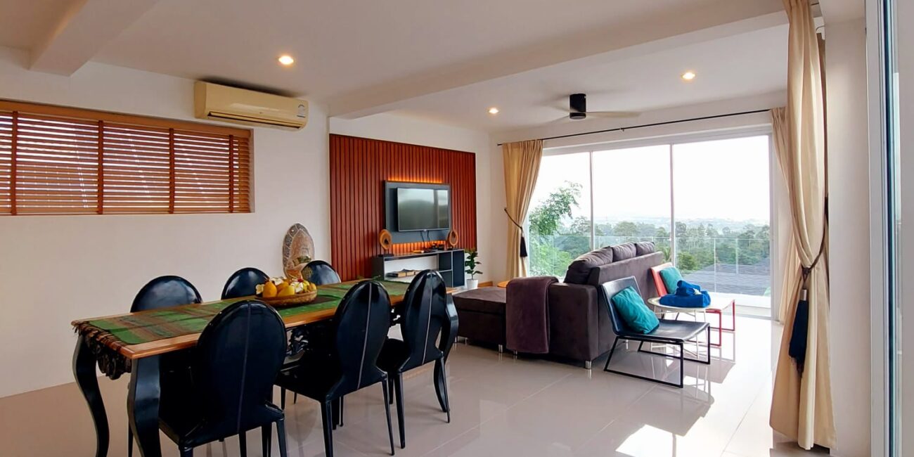 Modern Seaview 3 Br Villa in Chaweng Hill