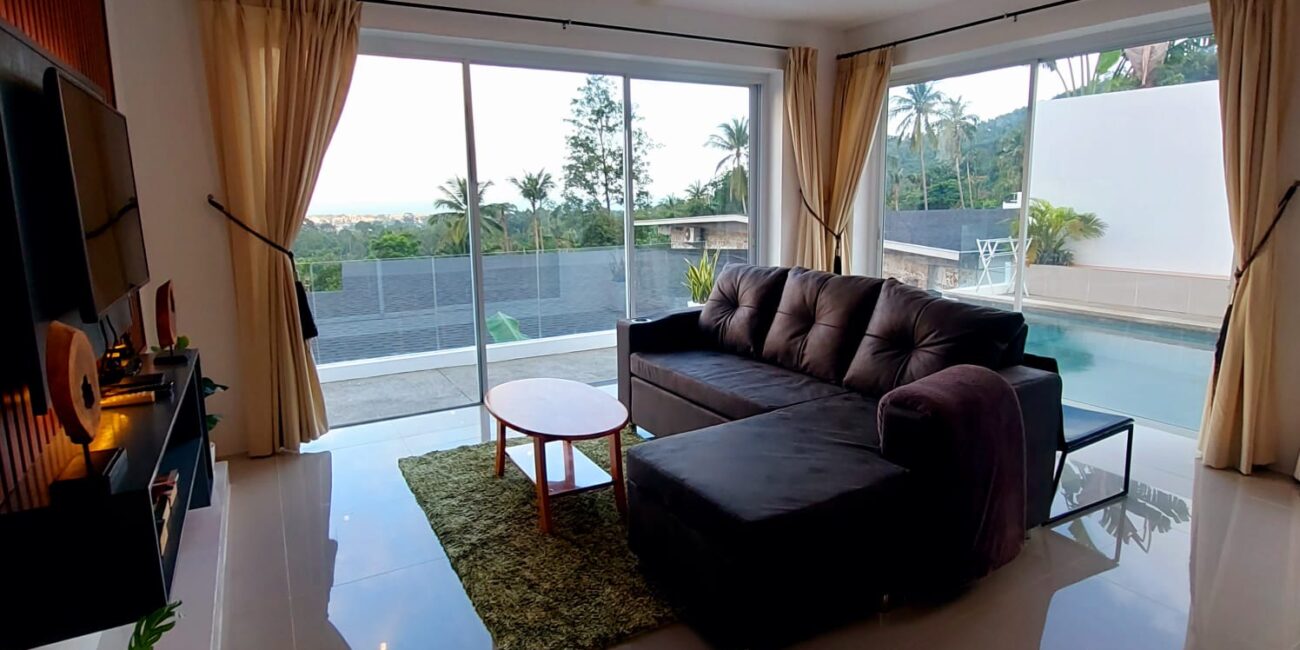 Modern Seaview 3 Br Villa in Chaweng Hill