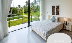 New Modern 2 Bedrooms pool villa in Maenam