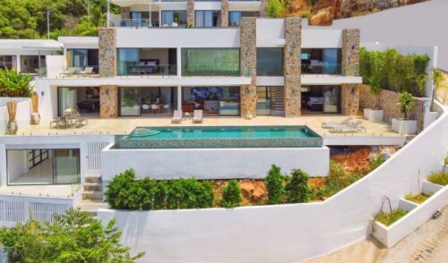 Luxury Seaview 4 Br Villa in Bophut Hill