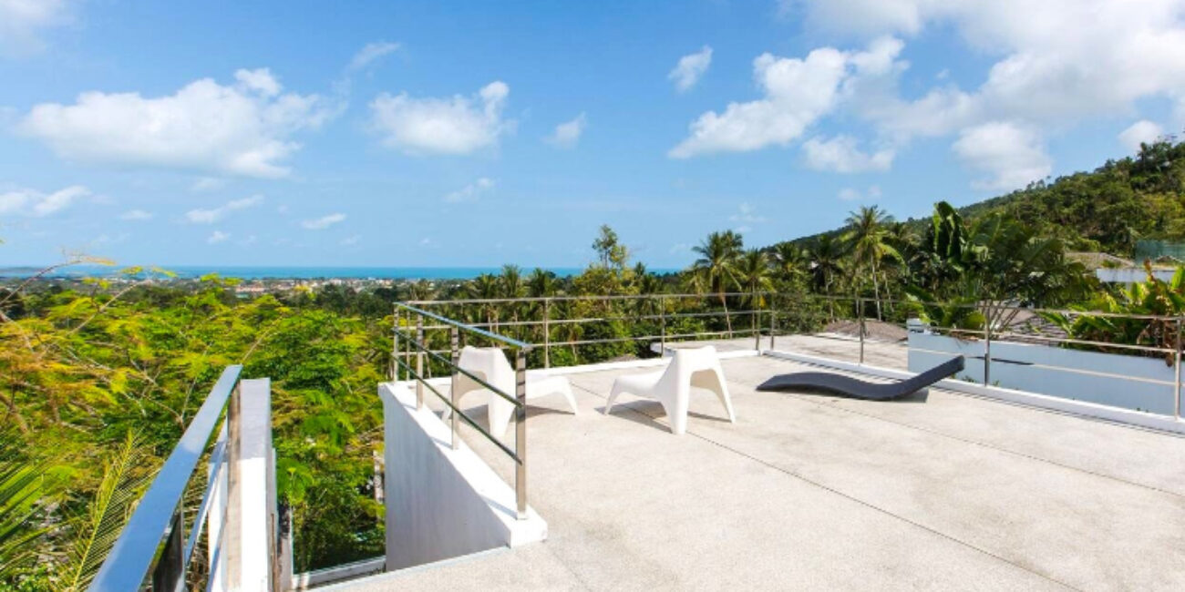 Modern Seaview 3 Br Villa in Chaweng Hill