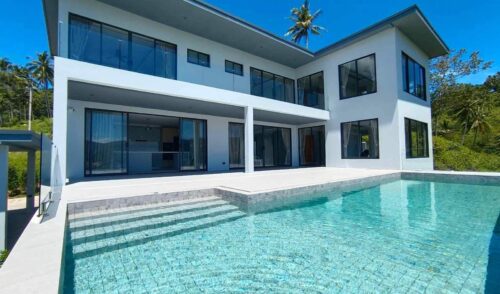 Modern villa 4br with stunning view in maenam