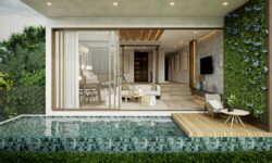 Studio with pool (No seaview) “The leaf service apartment in Angthong (Off-plan)”