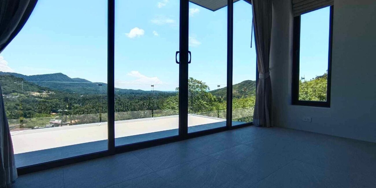 Modern villa 4br with stunning view in maenam