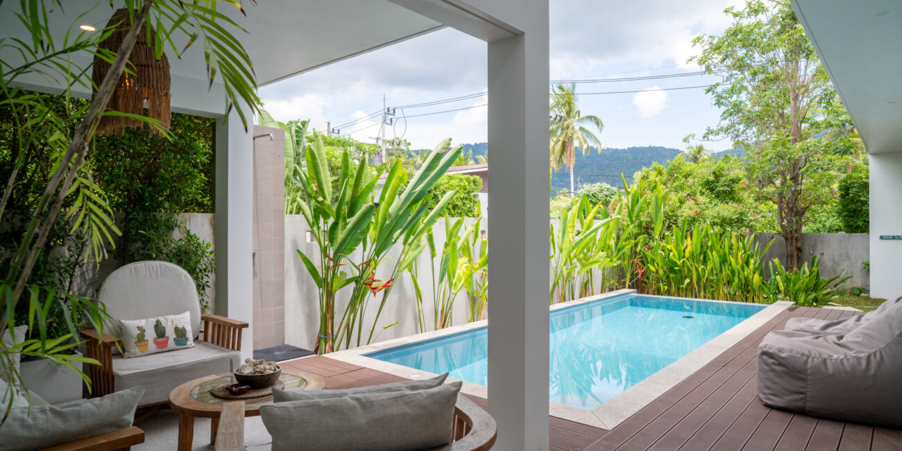 Modern balinese villa 4br in maenam