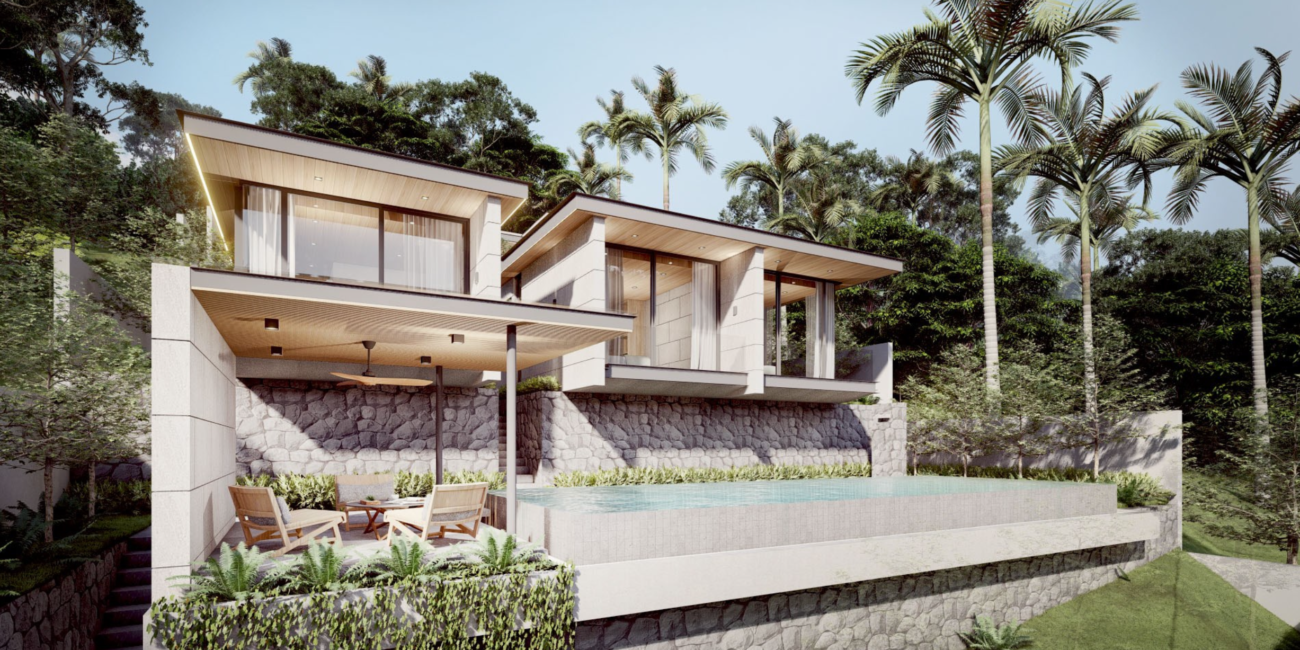 Modern tropical 4br villa in Chaweng Noi (Off-plan)