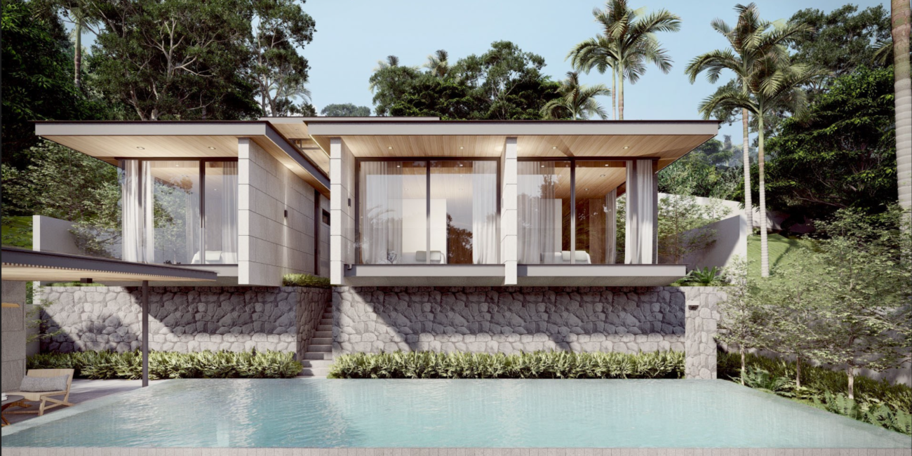 Modern tropical 4br villa in Chaweng Noi (Off-plan)