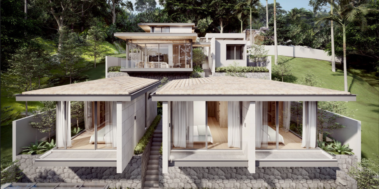 Modern tropical 4br villa in Chaweng Noi (Off-plan)