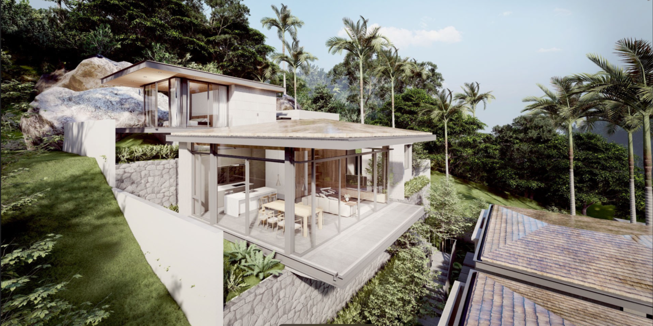 Modern tropical 4br villa in Chaweng Noi (Off-plan)