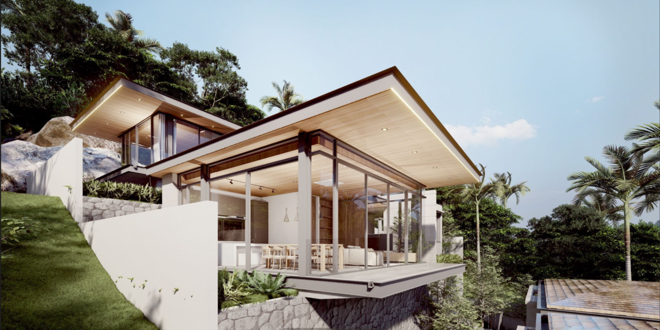 Modern tropical 4br villa in Chaweng Noi (Off-plan)