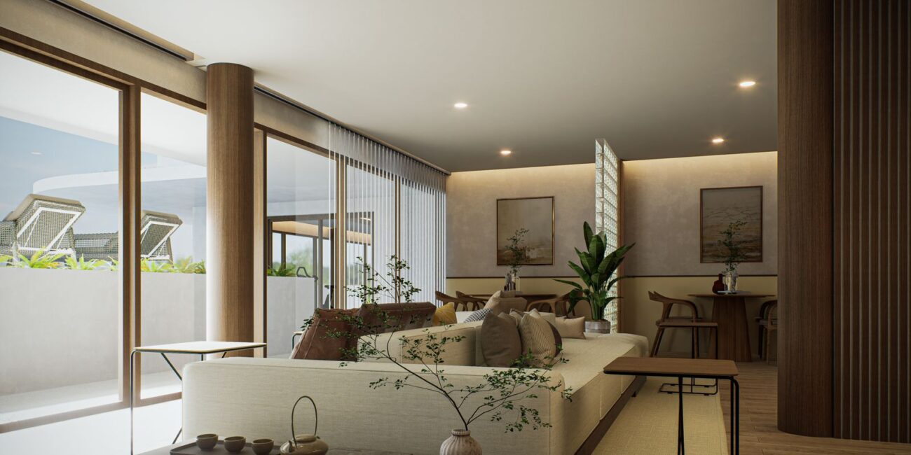 Penthouse Seaview “The leaf service apartment In Angthong (Off-plan)”