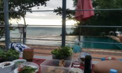 Beachfront pool villa 4br in bangpor