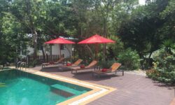 Beachfront pool villa 4br in bangpor