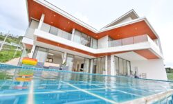 Luxury villa with seaview 4br in bophut