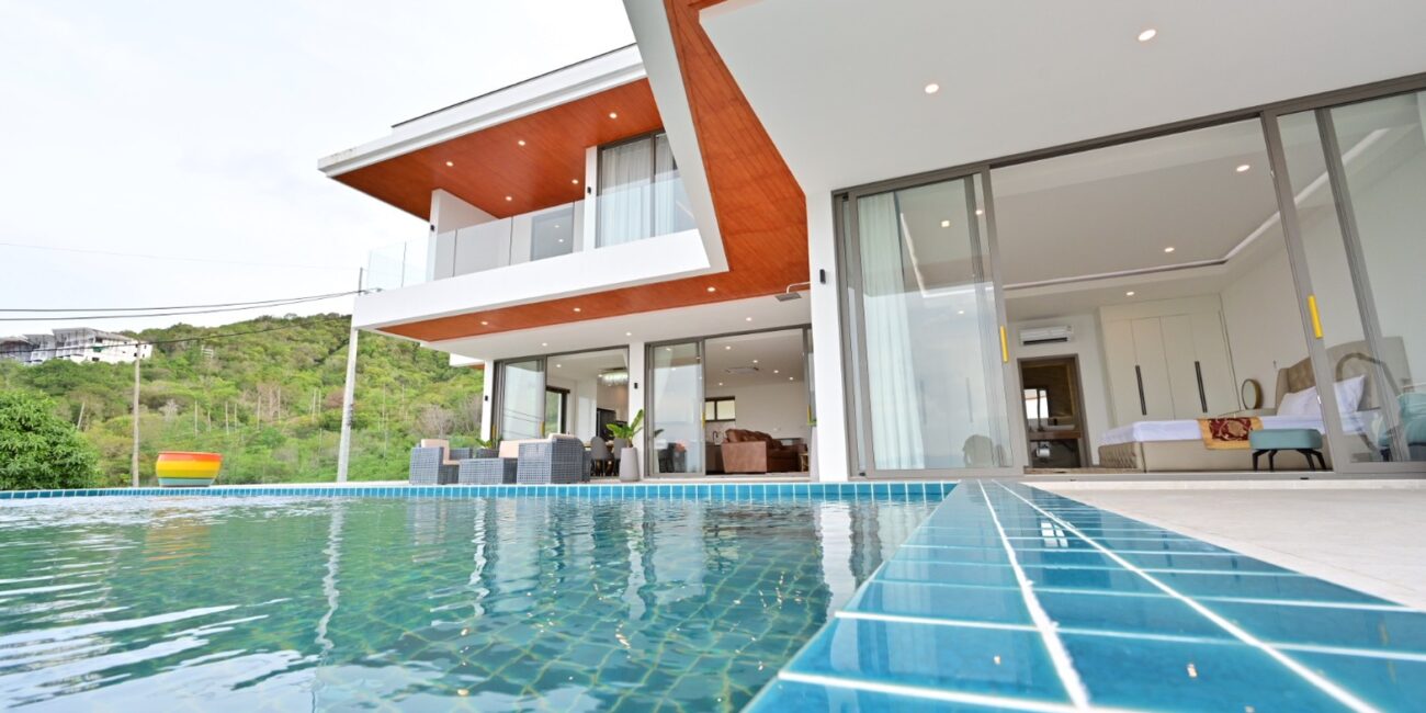 Luxury villa with seaview 4br in bophut