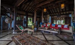 Indonesian Wood Mixed Sukhothai Art Villa with Panoramic Ocean Views