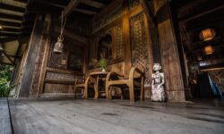 Indonesian Wood Mixed Sukhothai Art Villa with Panoramic Ocean Views