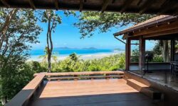 Indonesian Wood Mixed Sukhothai Art Villa with Panoramic Ocean Views