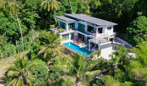 Contemporary jungle villa 3br in taling ngam