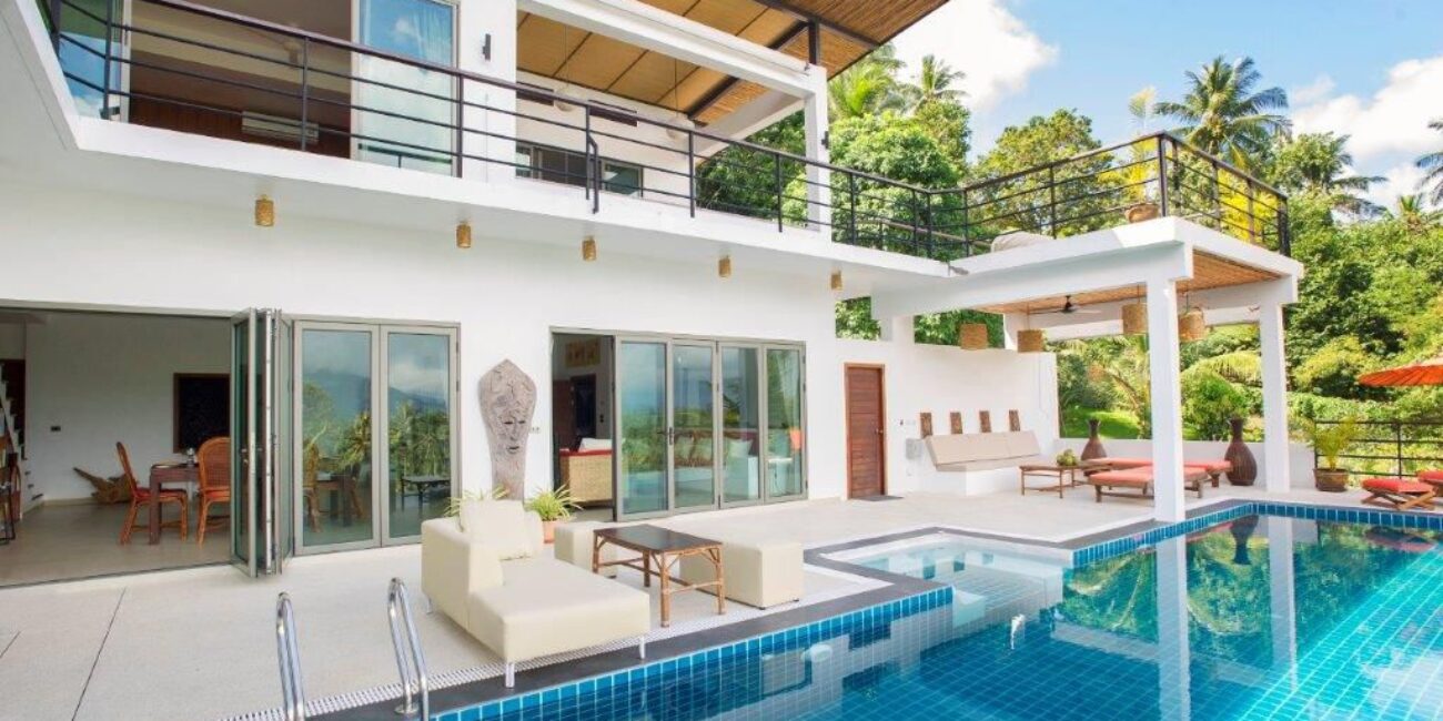 Contemporary jungle villa 3br in taling ngam