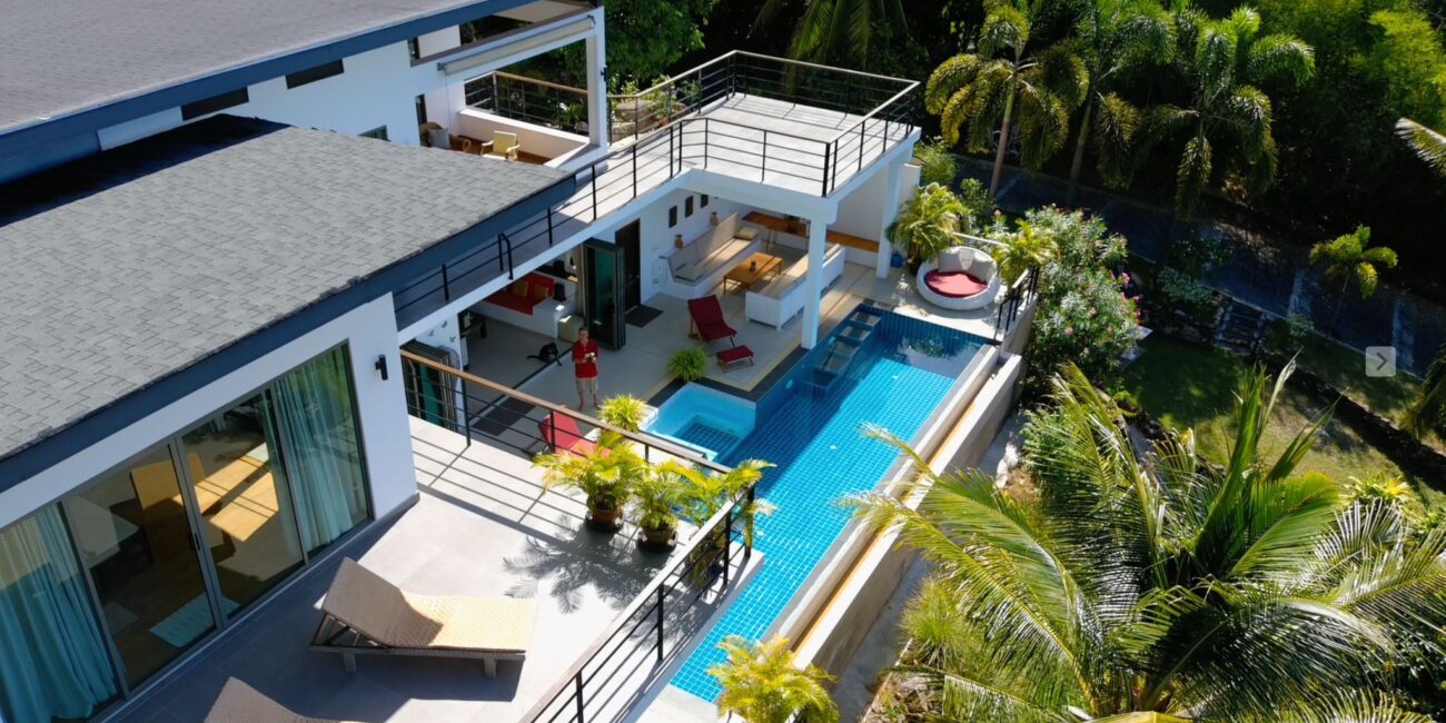 Contemporary jungle villa 3br in taling ngam