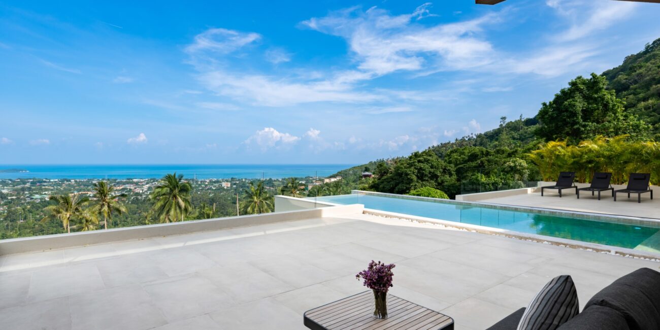 PANORAMIC OCEAN VIEW 4BR VILLA IN CHAWENG