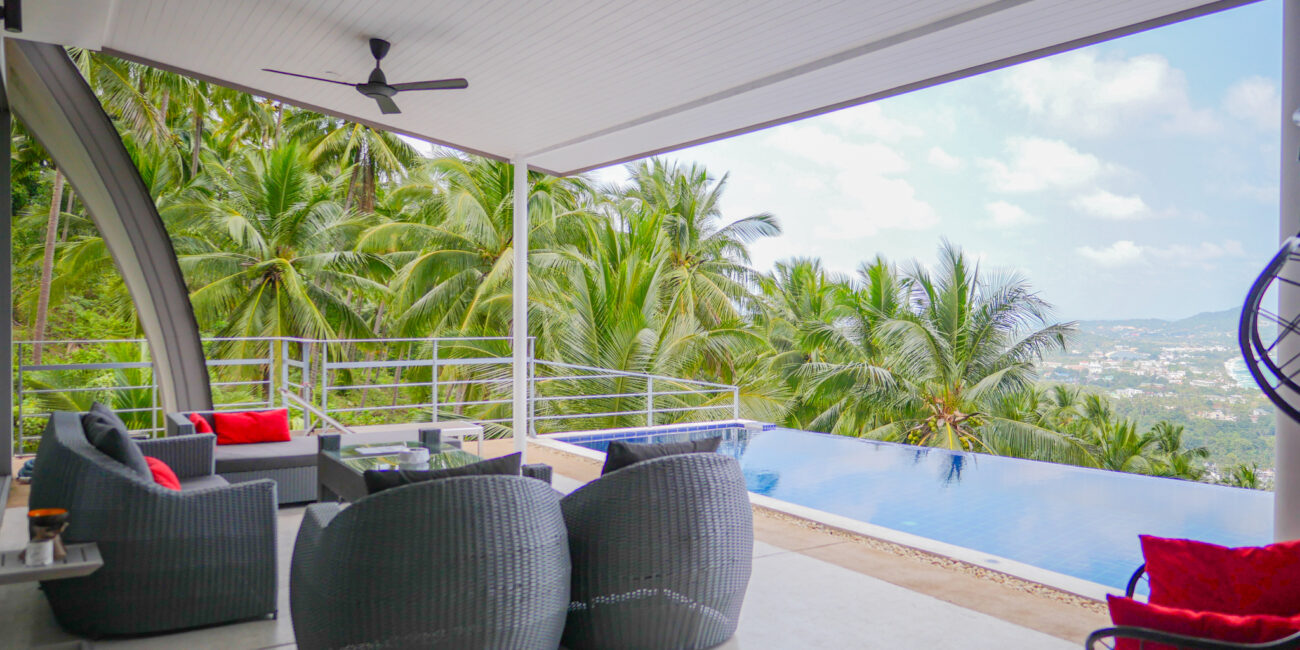 Luxurious Ocean View 3br Villa In Chaweng